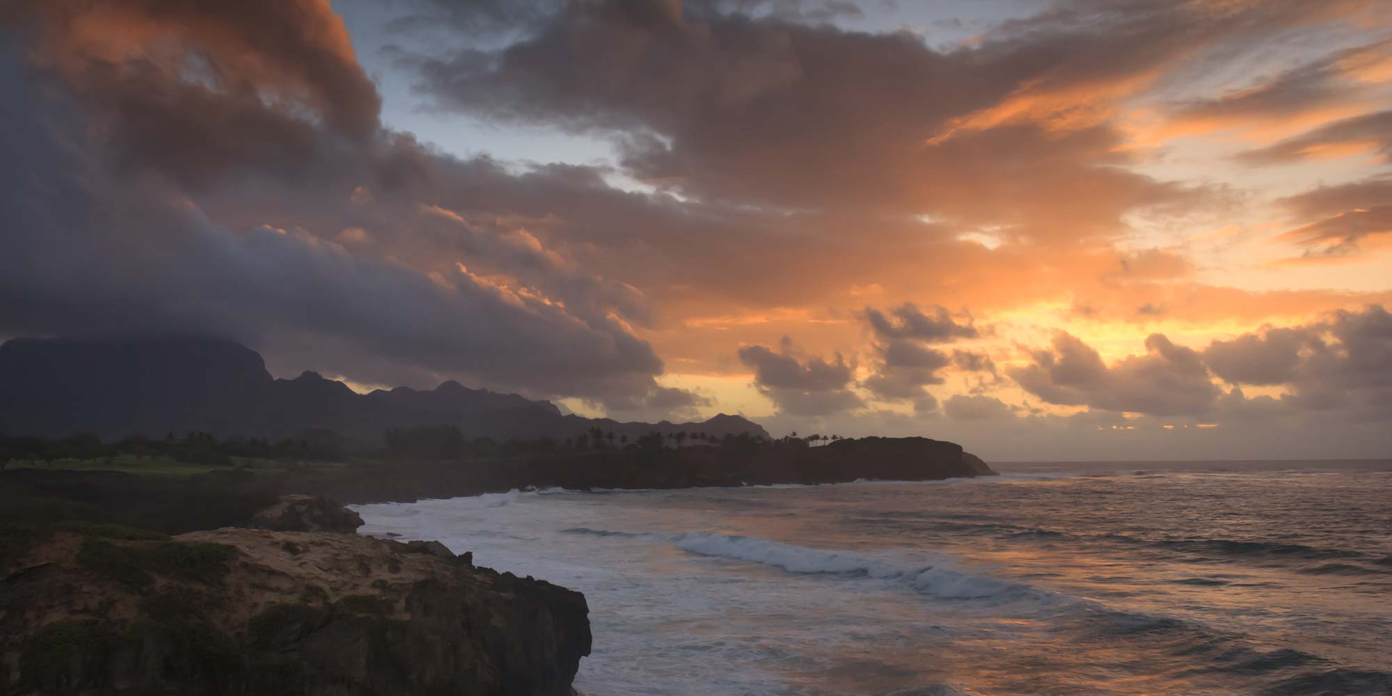 Kauai Sunrise Panorama